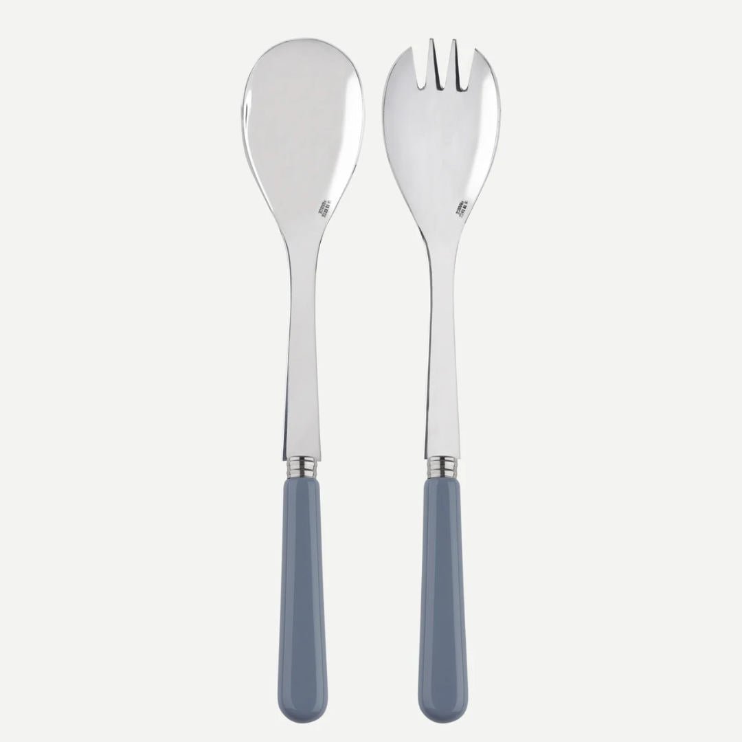 Sabre | Pop Unis | Light Gray | Salad Server 2pc - Suzie Anderson Home
