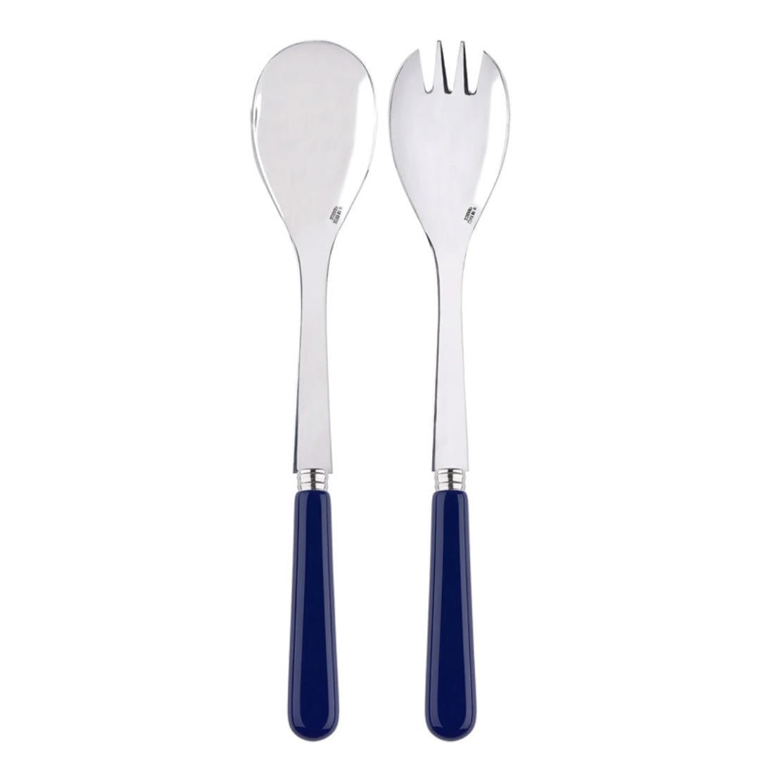 Sabre | Pop Unis | Navy Blue | Salad Server 2pc - Suzie Anderson Home