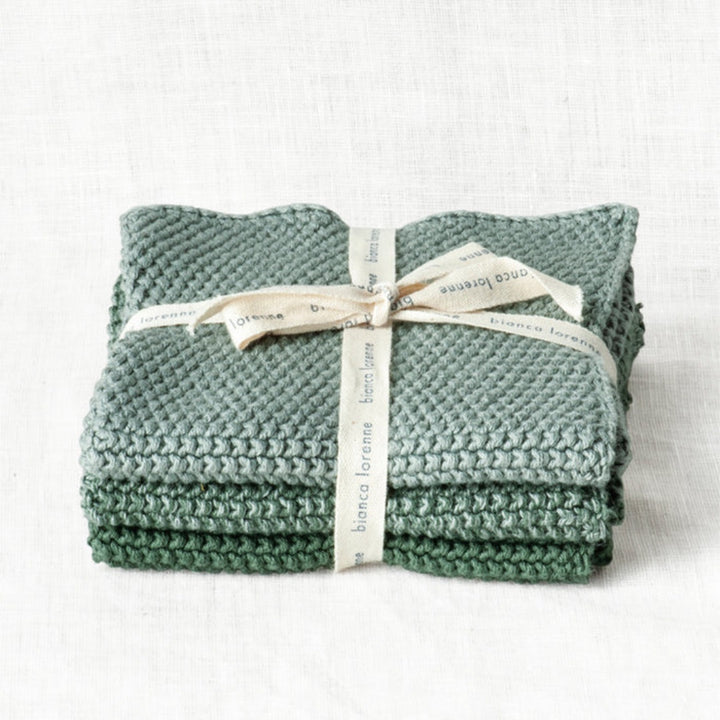 Lavette Washers  | Set of 3 | Sage