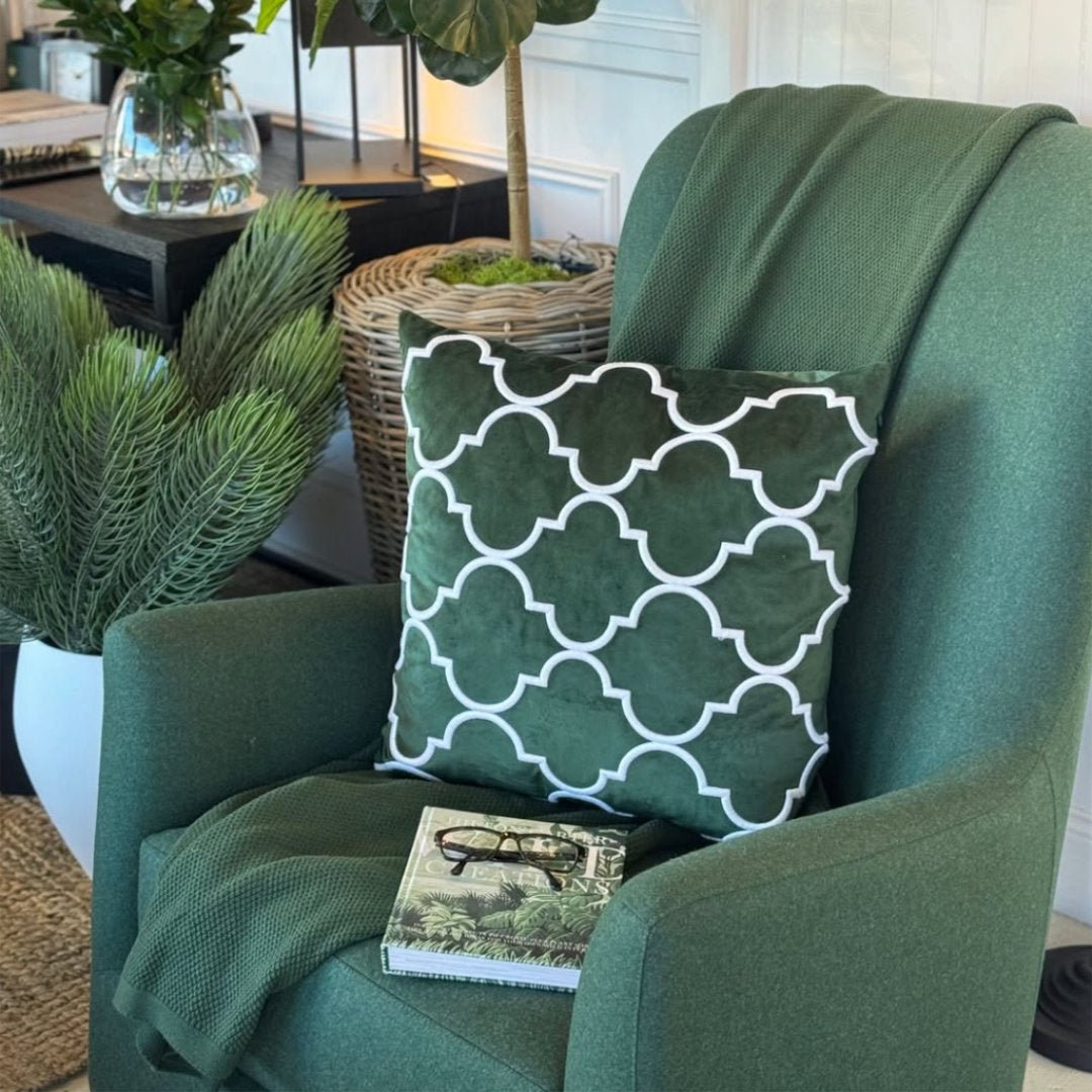 SAH Custom Made Coco Highback Swivel Chair | As seen in Warwick Octavius Evergreen | Also comes in a low back version in a fabric of your choice - Suzie Anderson Home