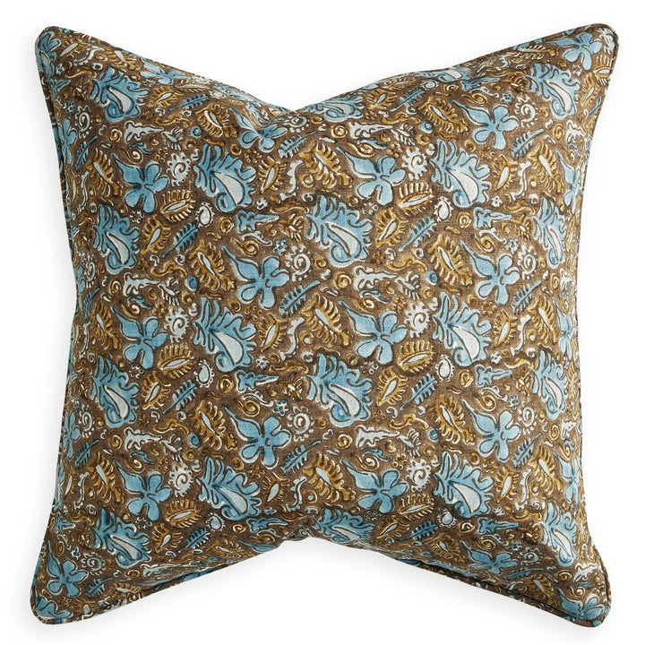 Maluku Tobacco Linen Cushion & Insert | 50x50cm