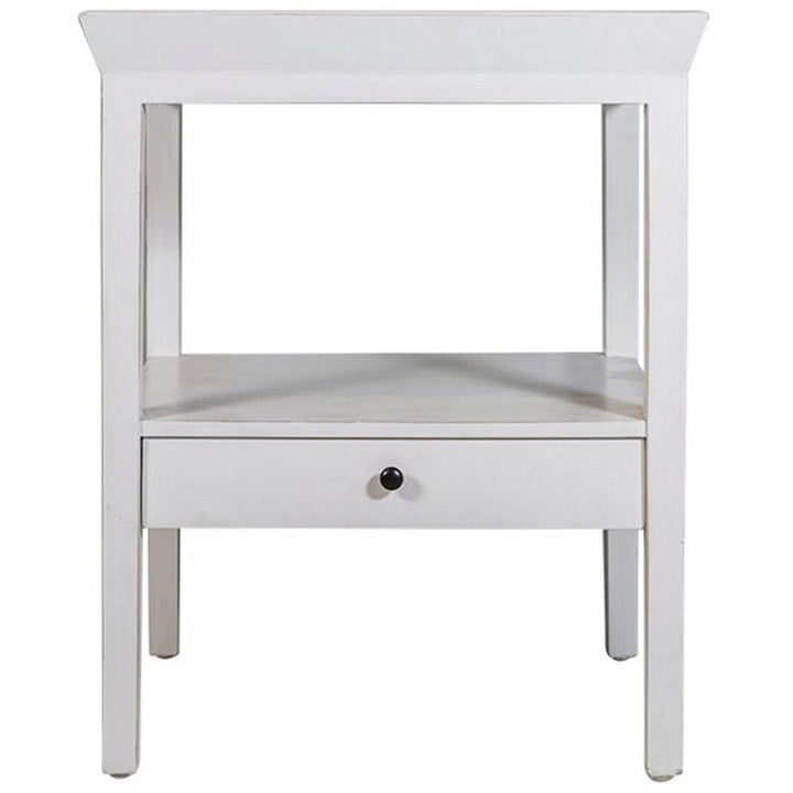 Santorini Bedside Table | White | W50.5 x D43.5 x H61.5cm - Suzie Anderson Home