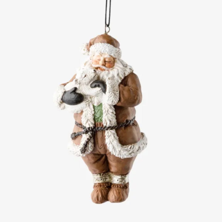 Santa Tales with Bear Xmas Decoration