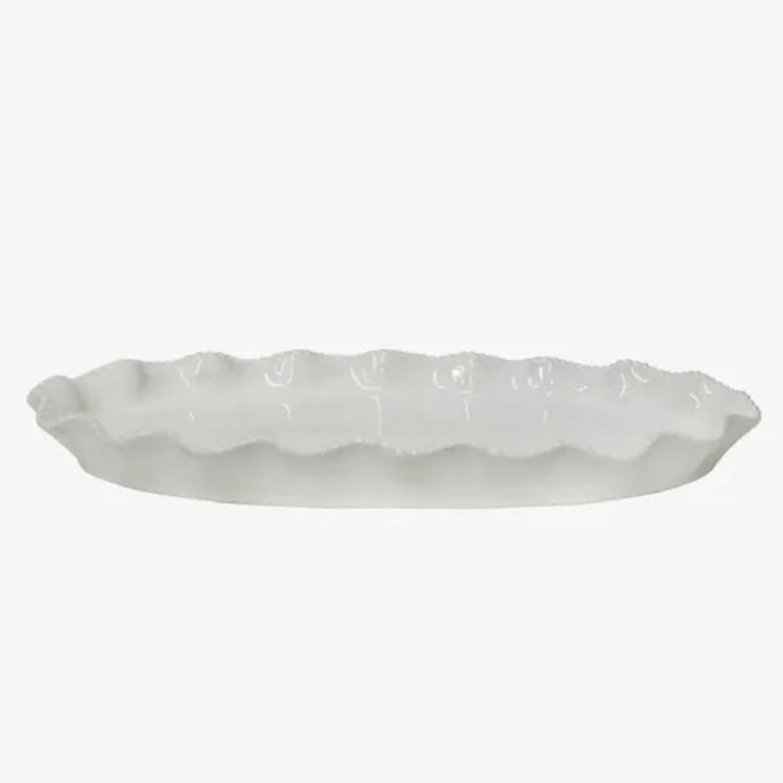 Scallopia Rope Ceramic Serving Platter - Suzie Anderson Home
