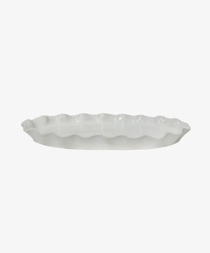 Scallopia Rope Ceramic Serving Platter - Suzie Anderson Home