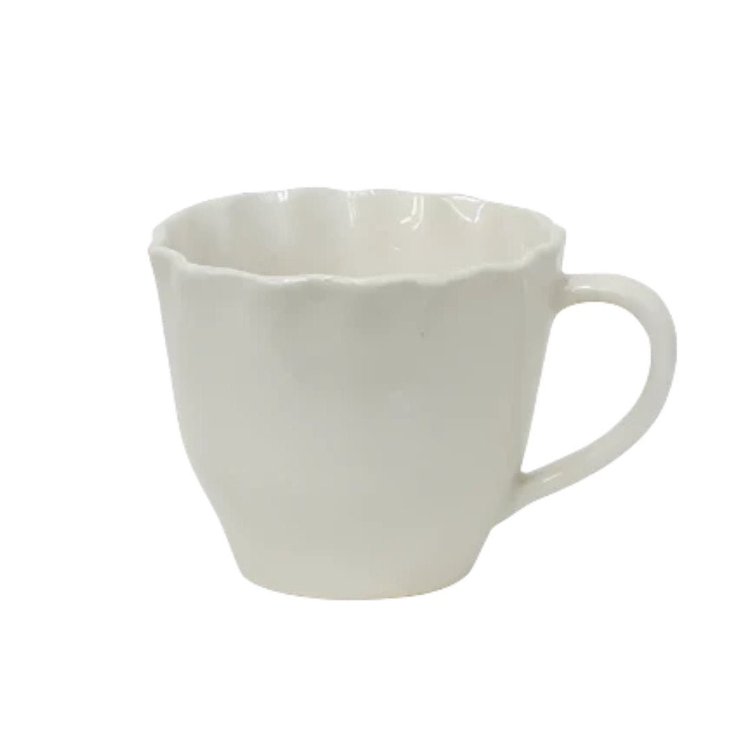 Scallopia Rope Ceramic Tea Cup - Suzie Anderson Home