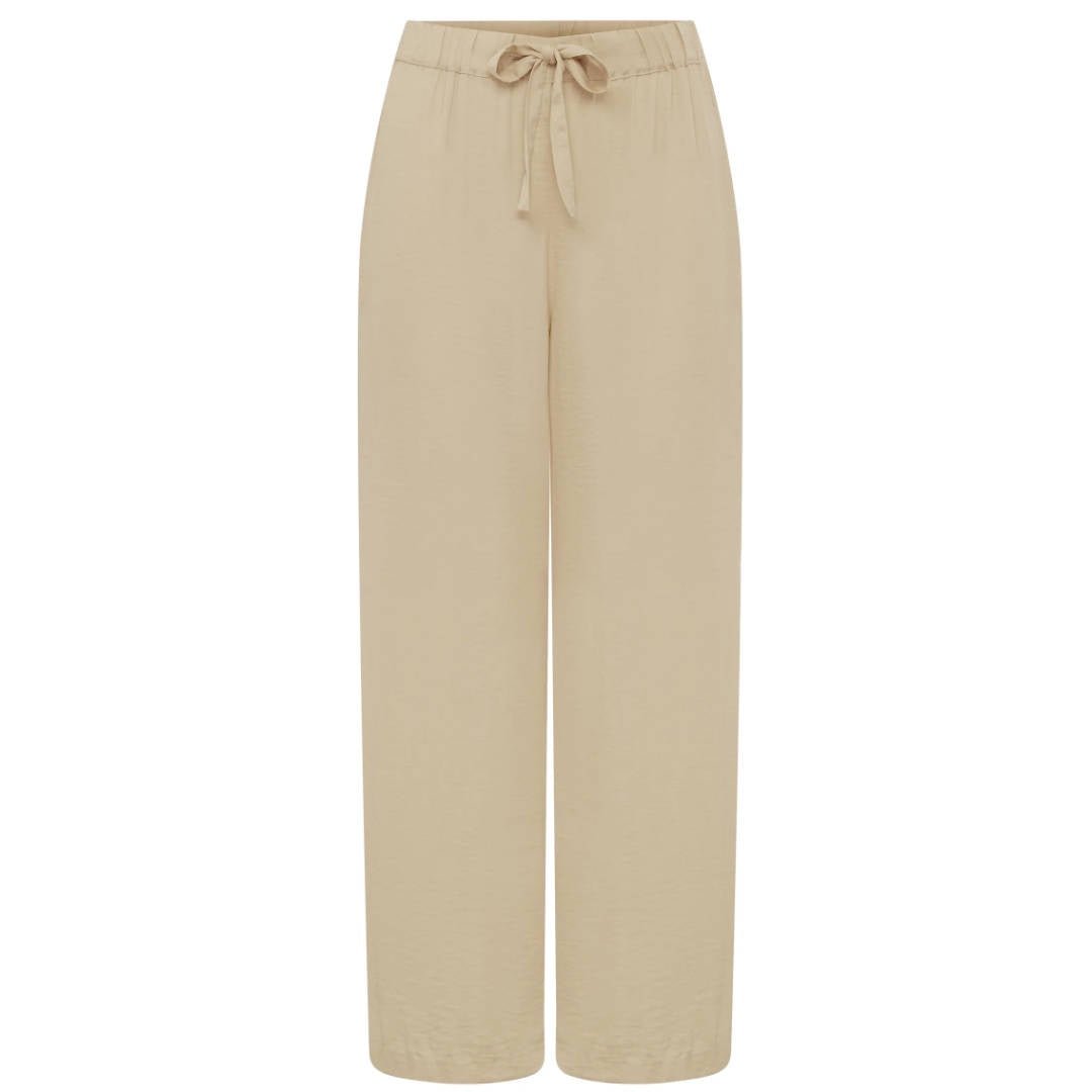 Scandi & Co Jordan Relaxed Pants – Beige - Suzie Anderson Home
