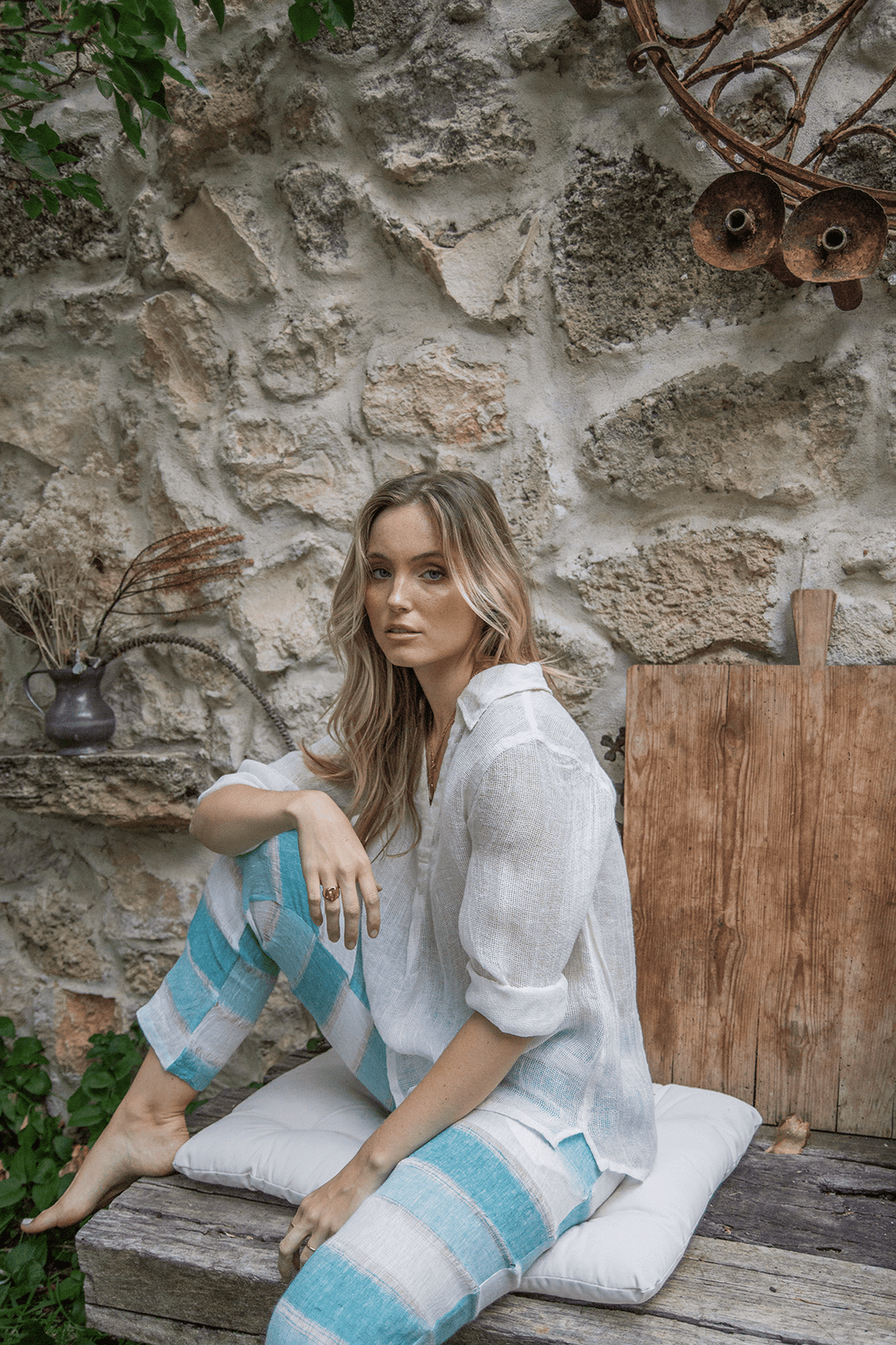 Scandi | Rylee Linen Shirt | White - Suzie Anderson Home