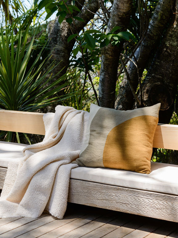 Boucle Wool Throw | Natural | 160x210cm