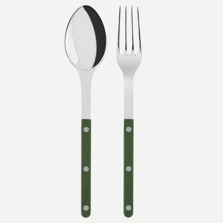 Sabre | Bistrot Solid Green | Serving Set 2pc