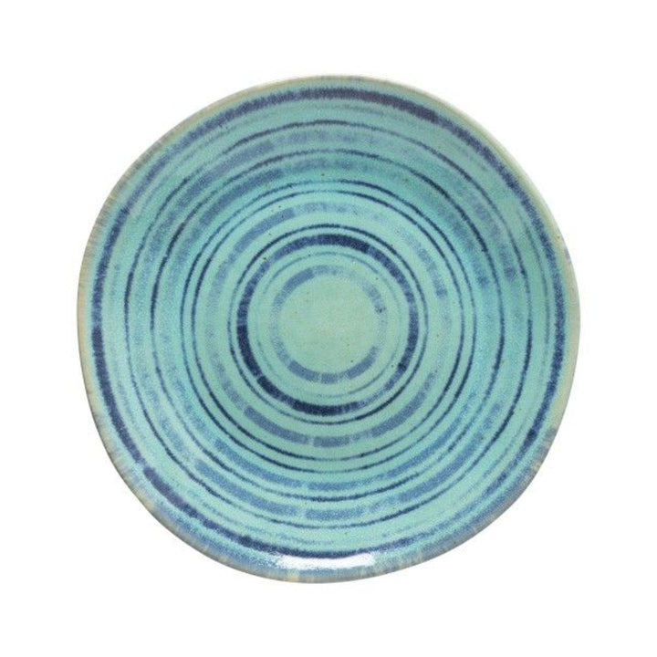 SET OF 6 Salad/dessert Plates | Nantucket | Aqua | Made in Portugal  | 21cm-Suzie Anderson Home