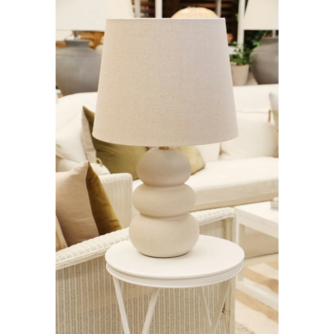 Riverstone Salted Ceramic Lamp Base (Shade Sold Separately)