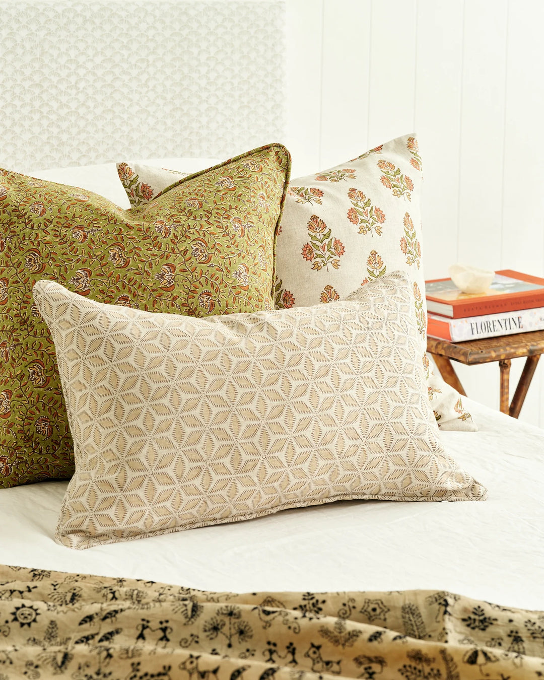 Hanami Shell Cushion & Insert | 35x55cm