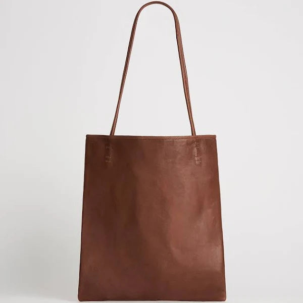 Juju | Logan Tote Leather Bag | Cognac