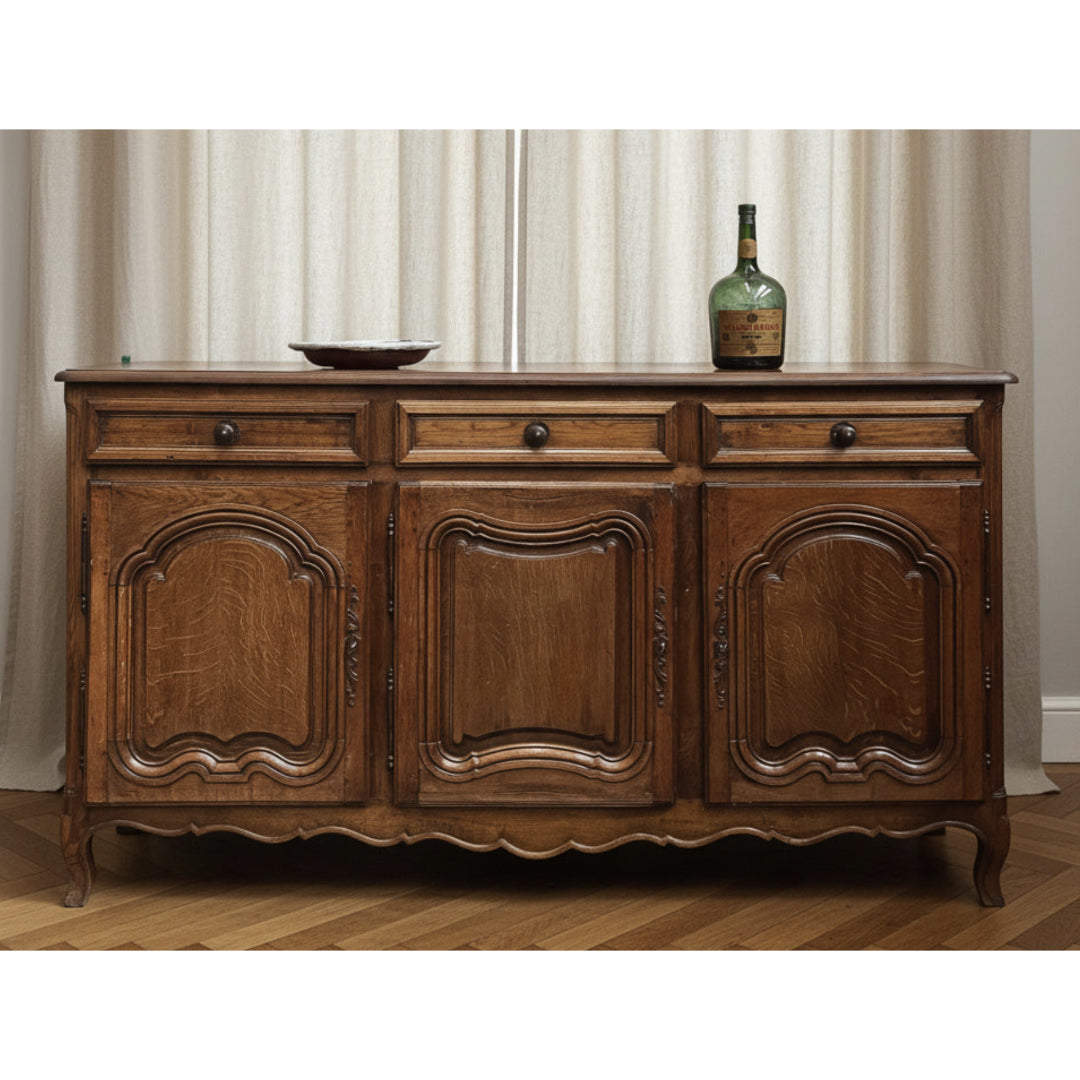 19th Century Antique French 3 door sideboard | 208 L x 114 x 47 W