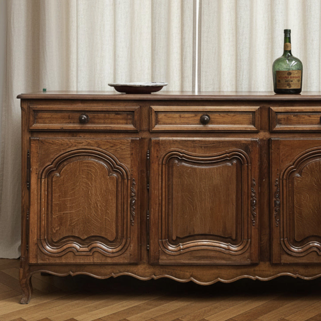 19th Century Antique French 3 door sideboard | 208 L x 114 x 47 W