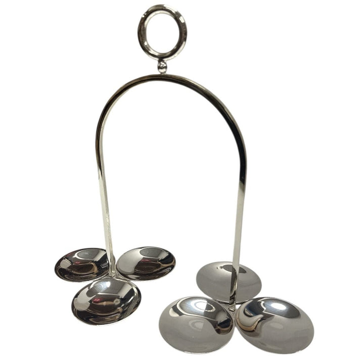 Silver Macaron Stand | Handcrafted in Turkey - Suzie Anderson Home