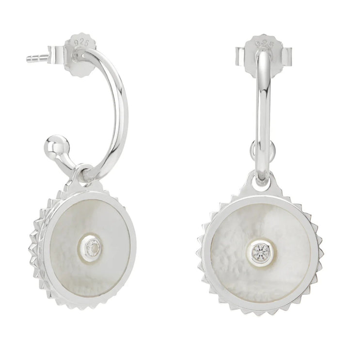 Halcyon Shield Earrings | Sterling Silver