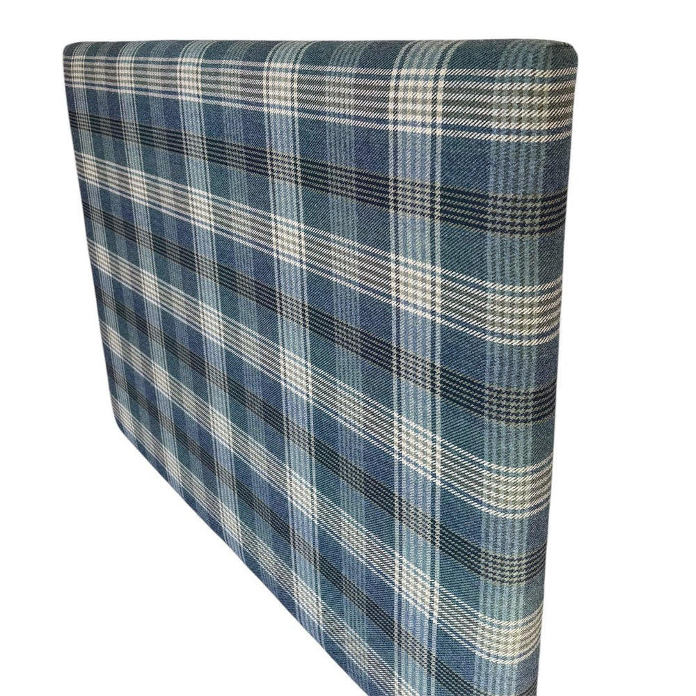 Simple Bedhead | Elliott Clarke Braemar Blue | Queen - Suzie Anderson Home