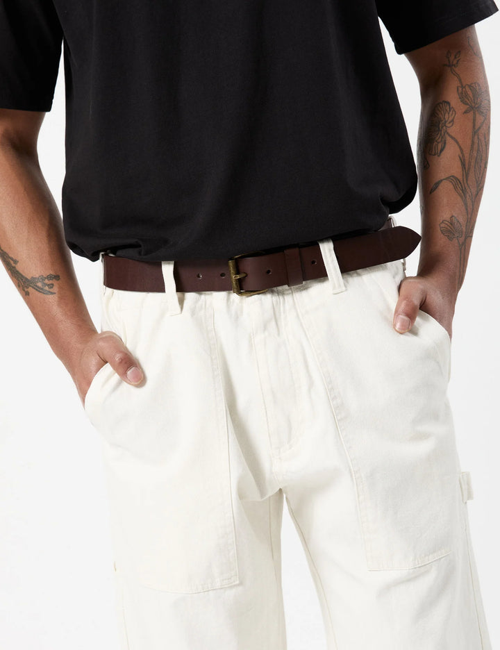 Simple | Leather Belt 32/38 | Brown