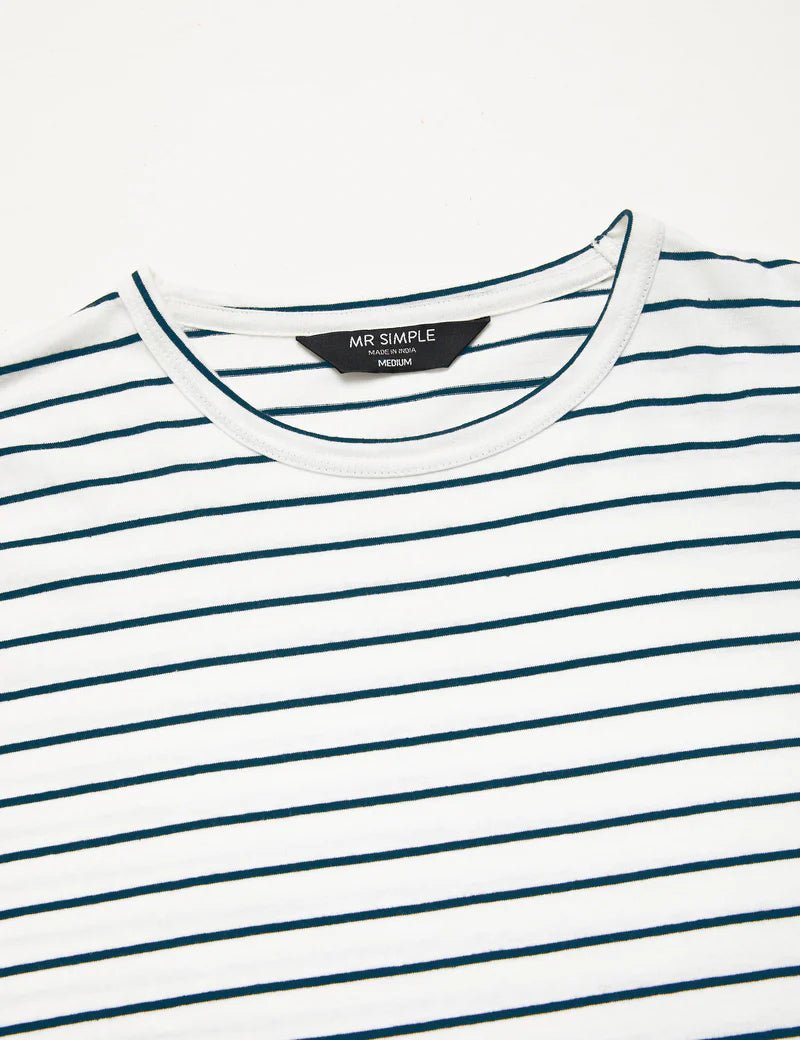 Simple | Breton Stripe T-shirt | Navy & White - Suzie Anderson Home