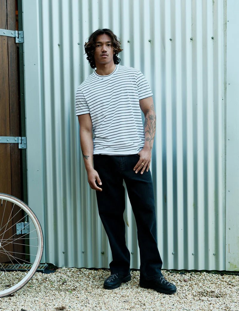 Simple | Breton Stripe T-shirt | Navy & White - Suzie Anderson Home
