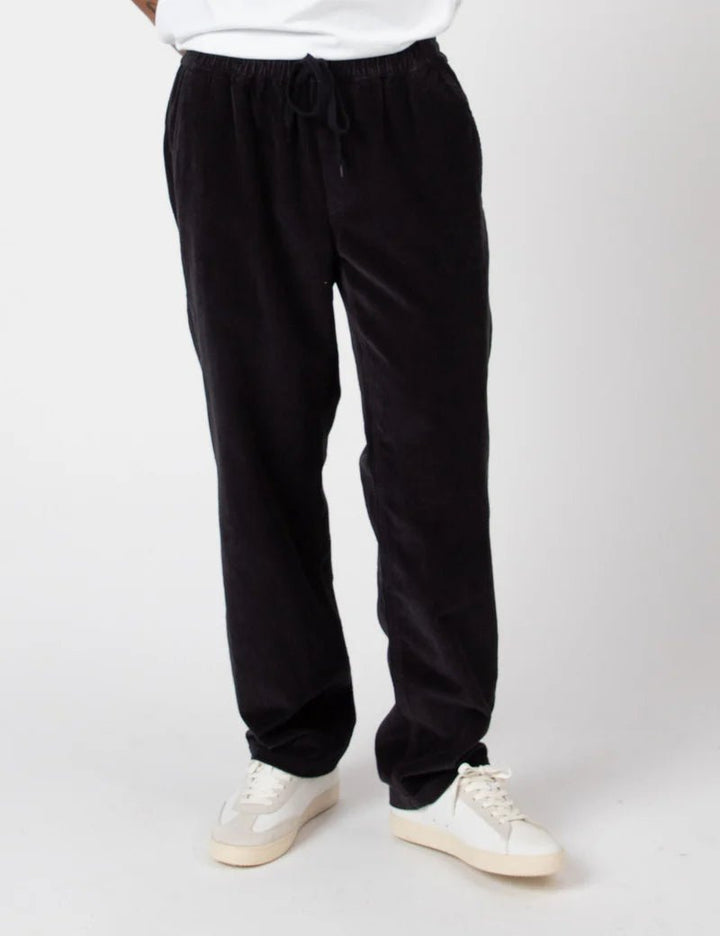 Simple | Burbank Elastic Cord Pant | Charcoal - Suzie Anderson Home
