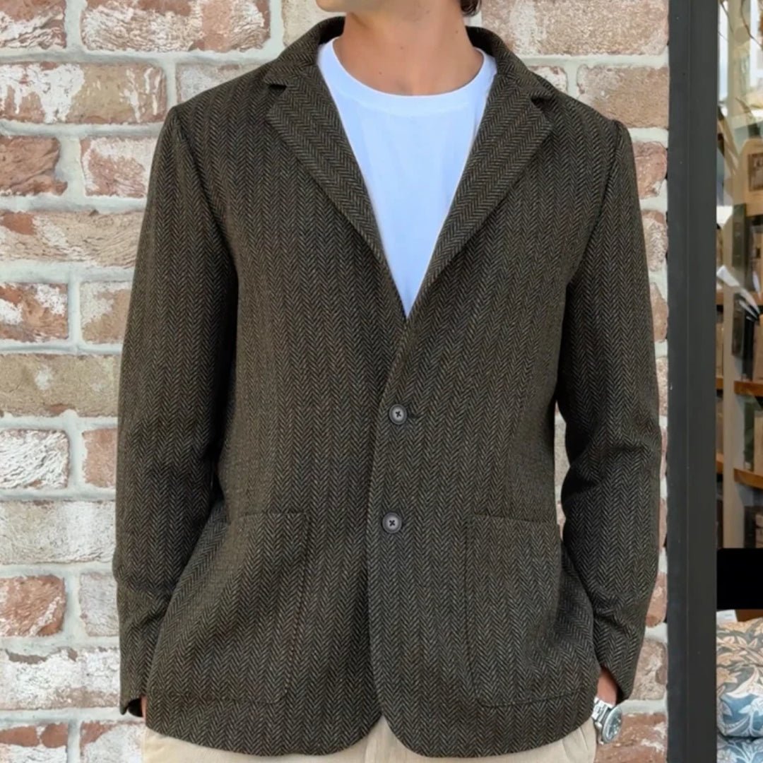 Simple | Carlton Blazer | Brown Herringbone - Suzie Anderson Home