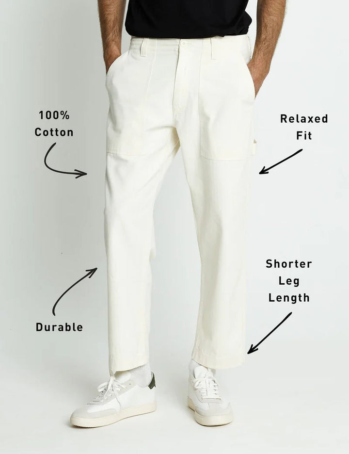 Simple | Carpenter Pant | Off White - Suzie Anderson Home