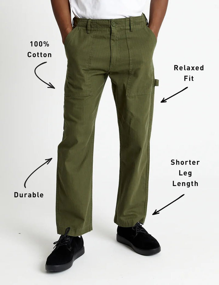 Simple | Carpenter Pant | Vintage Army - Suzie Anderson Home