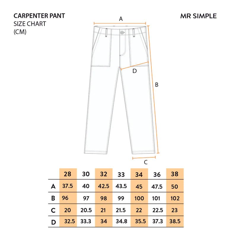 Simple | Carpenter Pant | Vintage Black - Suzie Anderson Home
