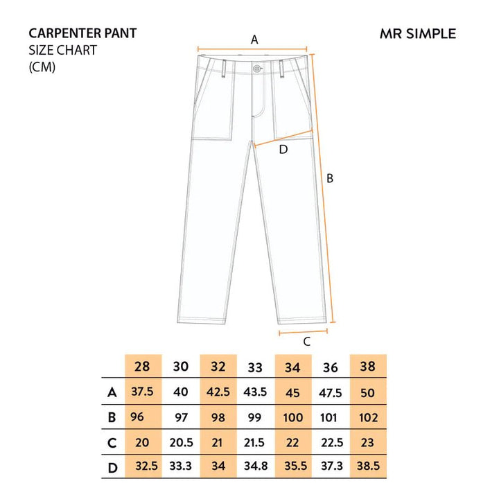 Simple | Carpenter Pant | Vintage Black - Suzie Anderson Home