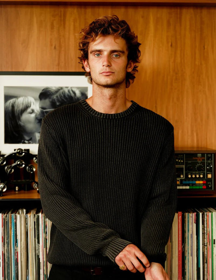 Simple | Fisher Knit | Black - Suzie Anderson Home