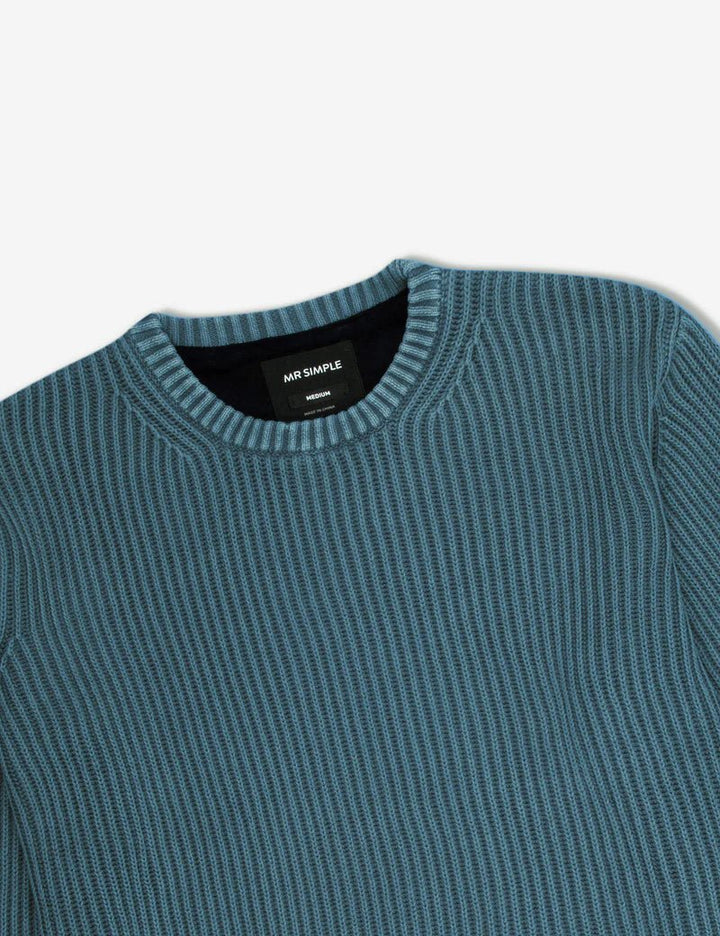 Simple | Fisher Knit | Petrol - Suzie Anderson Home
