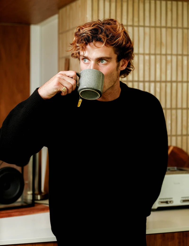 Simple | Fred Crew Knit | Black - Suzie Anderson Home