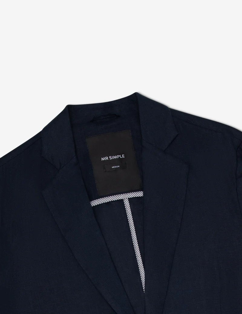 Simple | Gatsby Blazer | Navy - Suzie Anderson Home