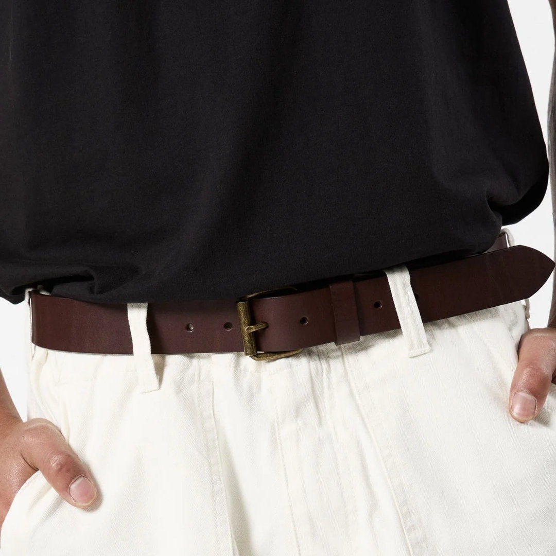 Simple | Leather Belt 32/38 | Brown - Suzie Anderson Home