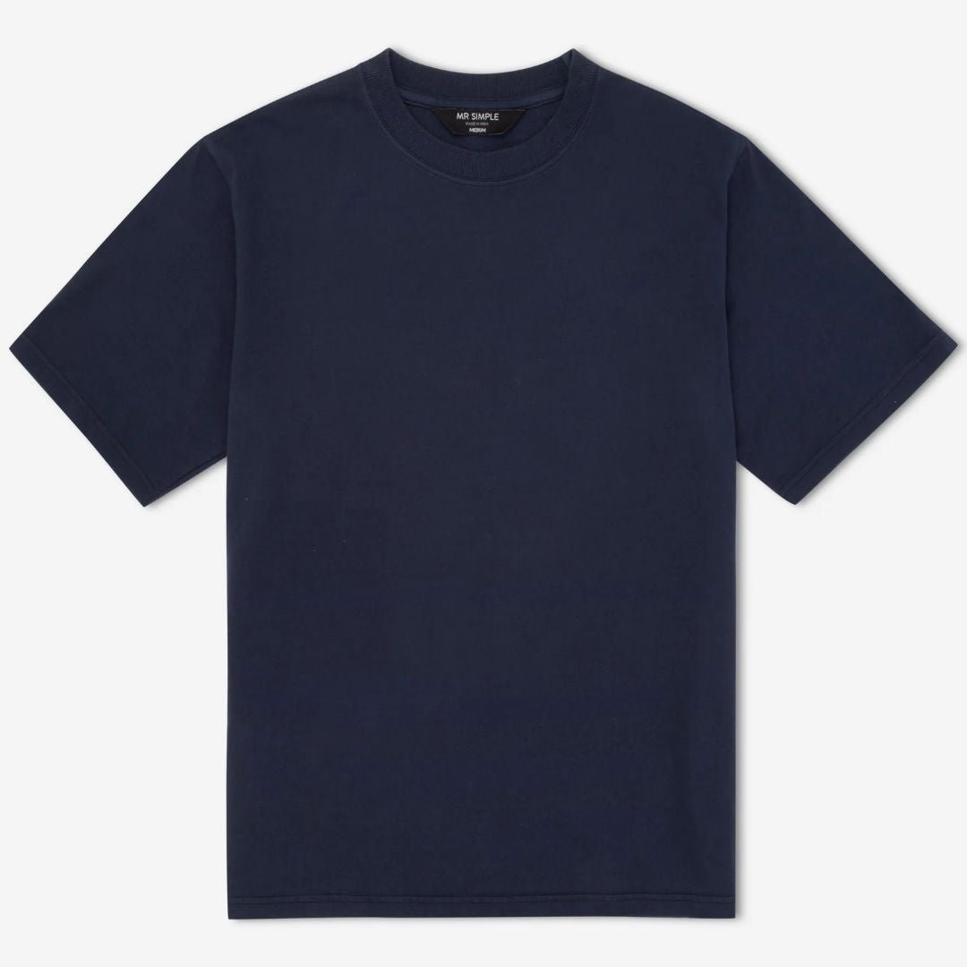Simple | Men’s Heavy Weight T-shirt | Navy - Suzie Anderson Home
