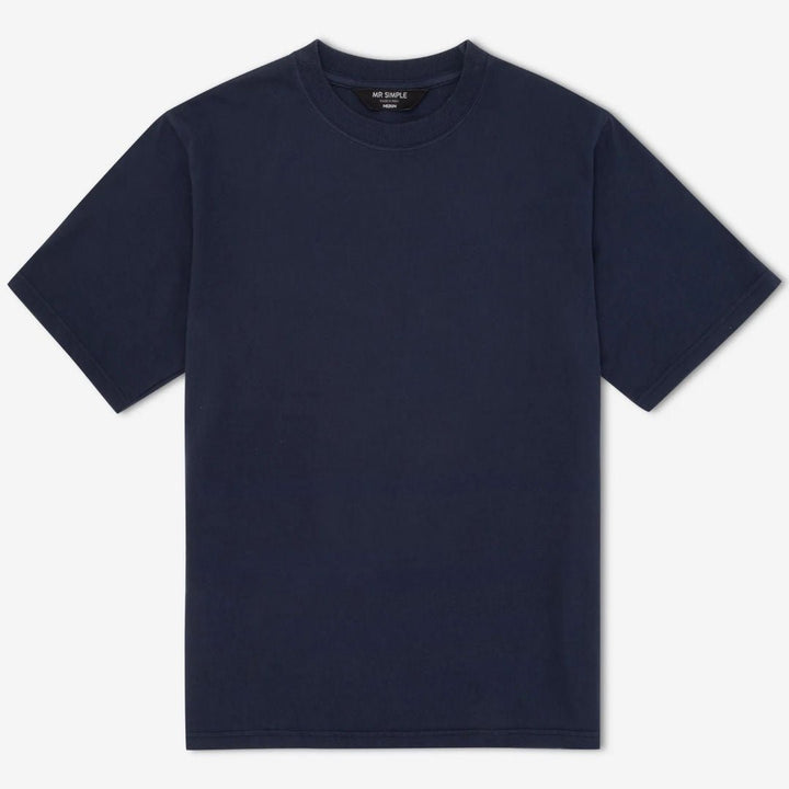 Simple | Men’s Heavy Weight T-shirt | Navy - Suzie Anderson Home