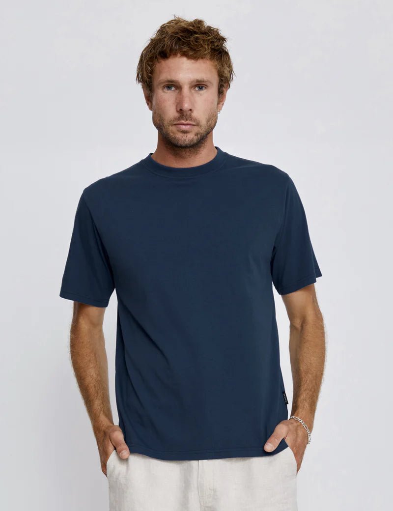 Simple | Men’s Heavy Weight T-shirt | Navy - Suzie Anderson Home