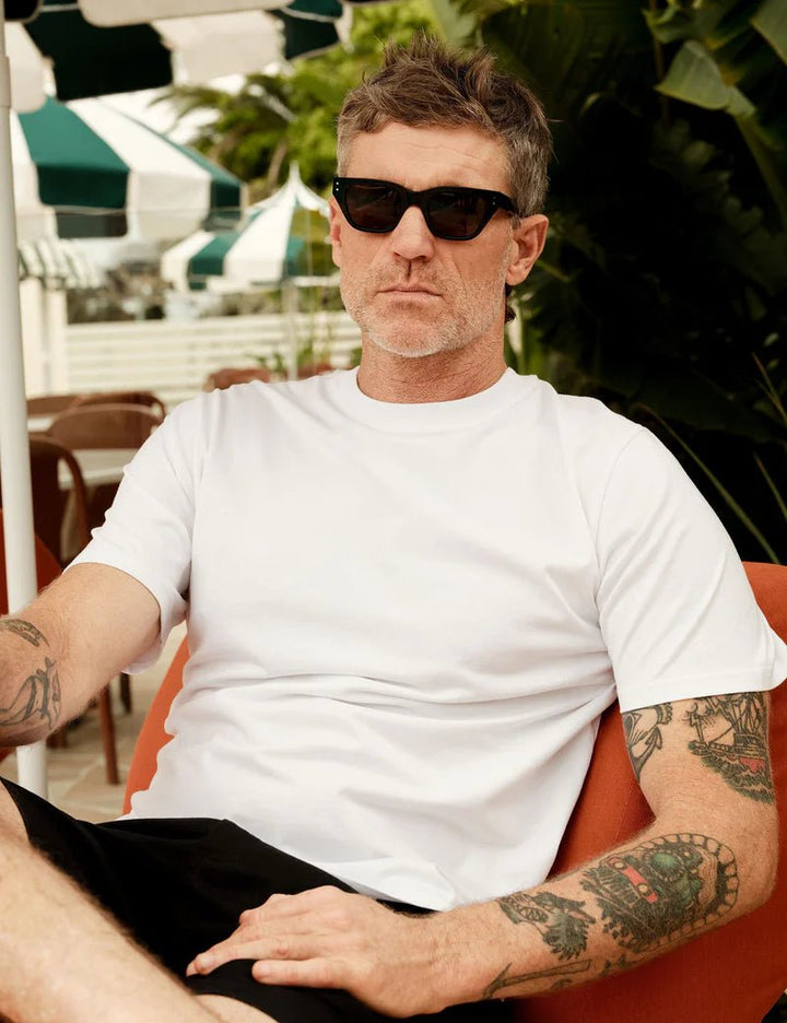 Simple | Men’s Heavy Weight T-shirt | White - Suzie Anderson Home