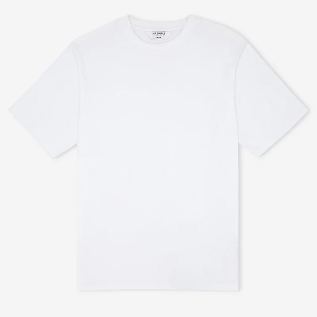 Simple | Men’s Heavy Weight T-shirt | White - Suzie Anderson Home