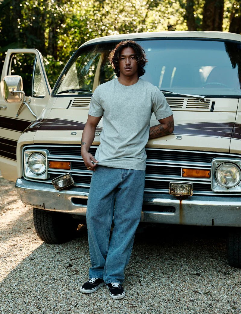 Simple | Men’s Reginald Tee | Grey Marle - Suzie Anderson Home