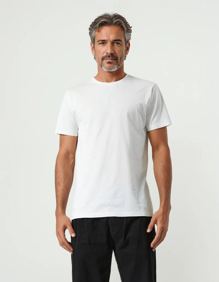 Simple | Men’s Reginald Tee | White - Suzie Anderson Home