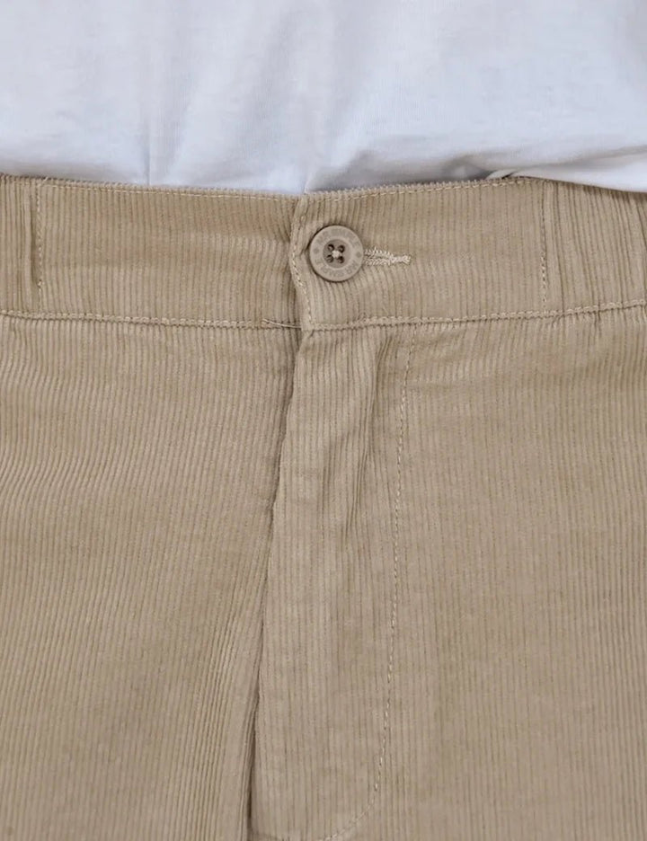 Simple | North Cord Pant | Elastic Wide Leg | Stone - Suzie Anderson Home