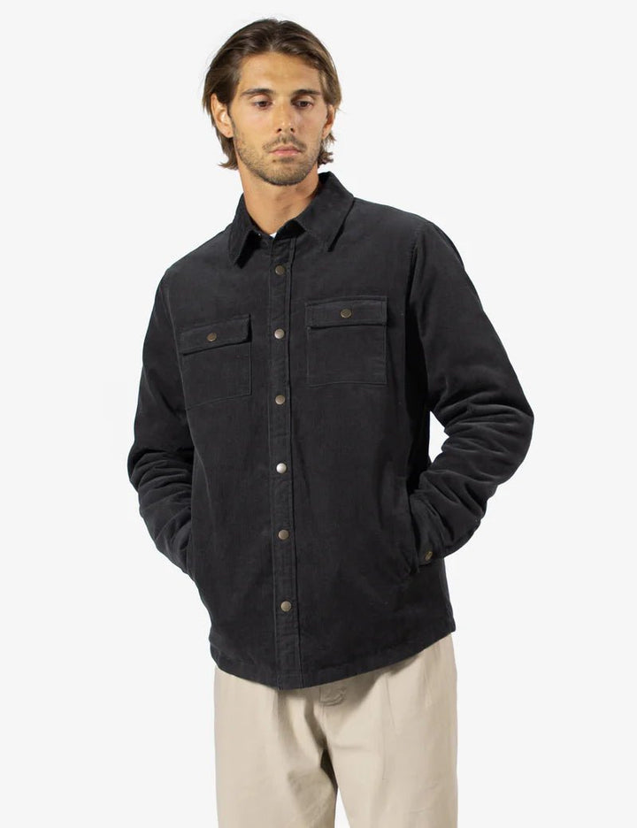 Simple | Quilted Cord Jacket | Graphite - Suzie Anderson Home