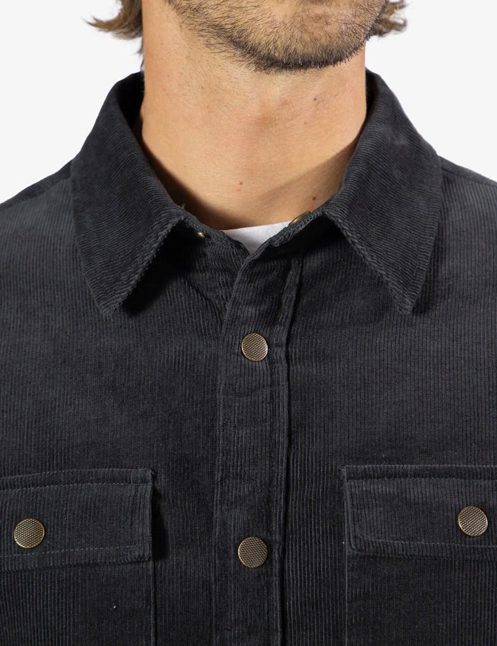 Simple | Quilted Cord Jacket | Graphite - Suzie Anderson Home