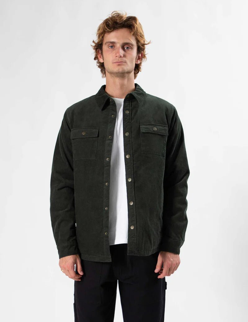 Simple | Quilted Cord Jacket | Pine - Suzie Anderson Home