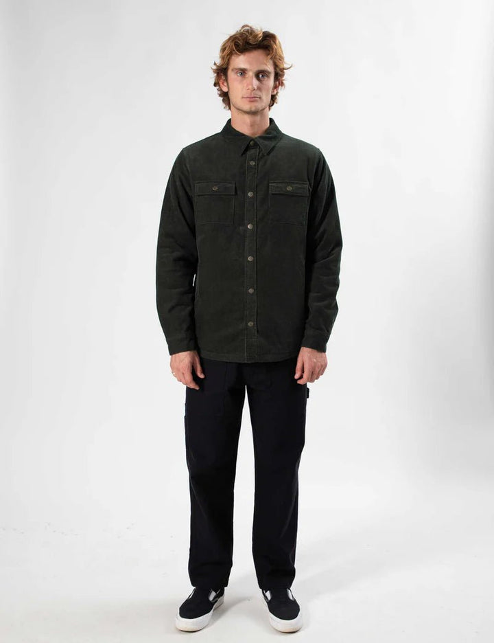 Simple | Quilted Cord Jacket | Pine - Suzie Anderson Home