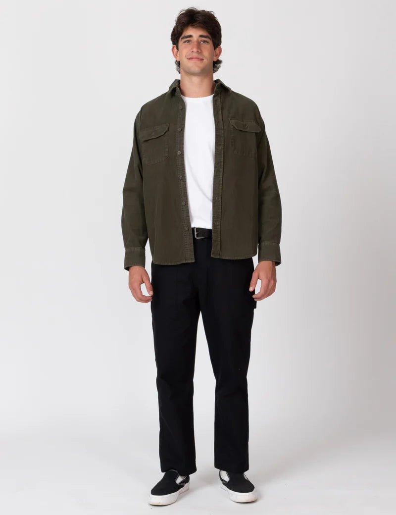 Simple | Sawyer Cord Long Sleeve Shirt | Fade Army - Suzie Anderson Home